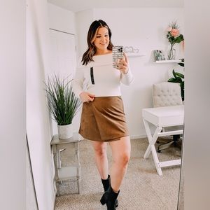 Banana Republic Factory Brown Mini Skirt